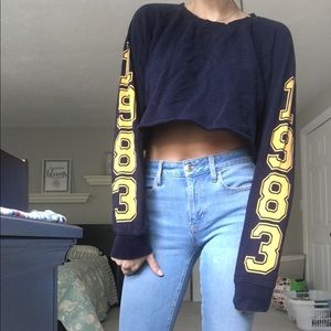 Cropped sweater